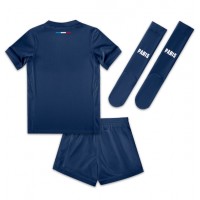 Echipament fotbal Paris Saint-Germain Tricou Acasa 2024-25 pentru copii maneca scurta (+ Pantaloni scurti)